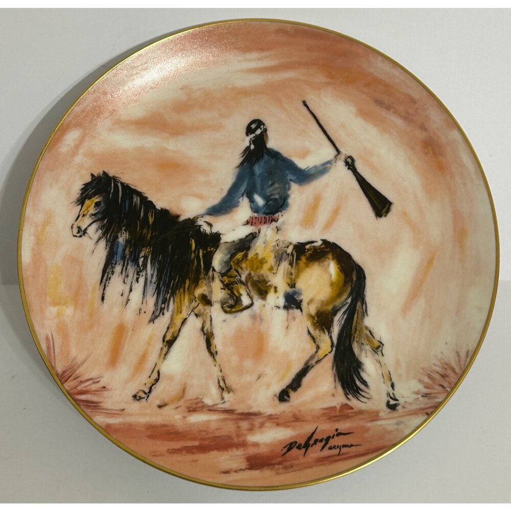 De Grazia Southwestern Native American Art Cocopah Indian Girl & Apache Scout - Picture 5 of 8